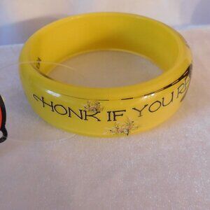 Ladies Looney Tunes (Disney) Yellow Resin Bracelet